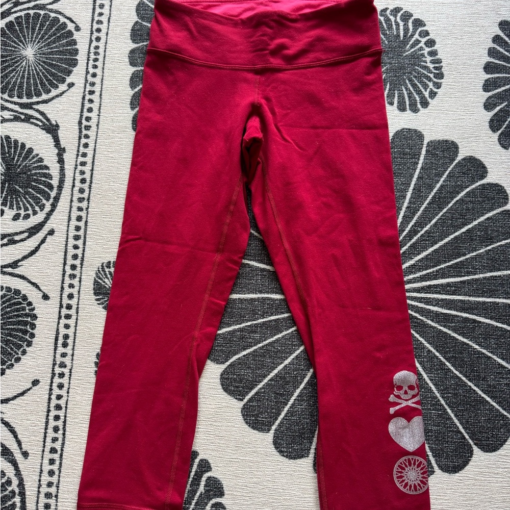 Lululemon Soul Cycle Red Leggings